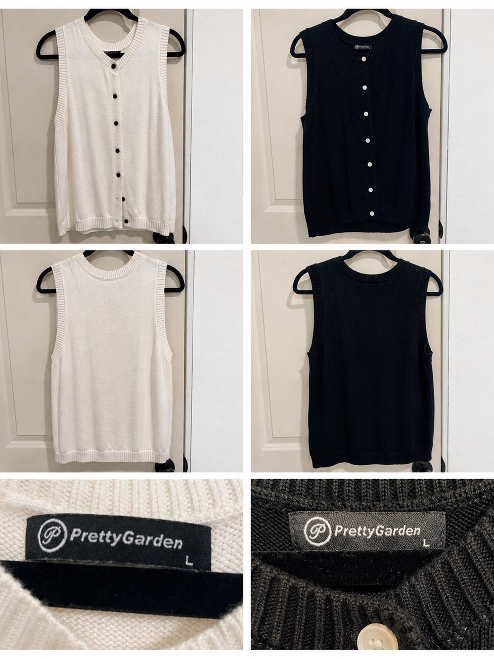 PrettyGarden Sleeveless Knit Vests, Size Large

2 FOR 1 DEAL